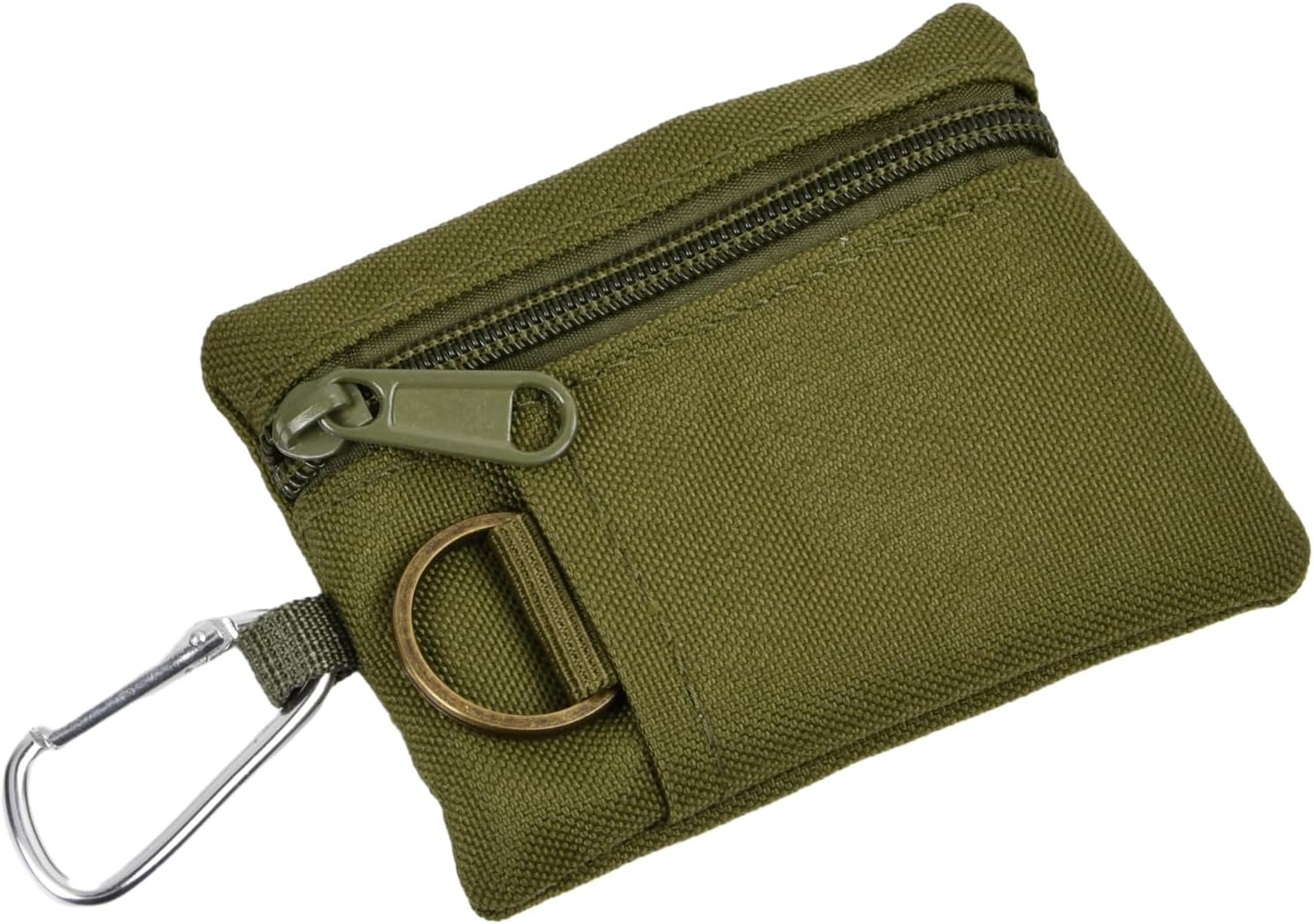 EDC Molle Pouch - Outdoor Mini Portable Key Card Case - Compact Wallet with Carabiner