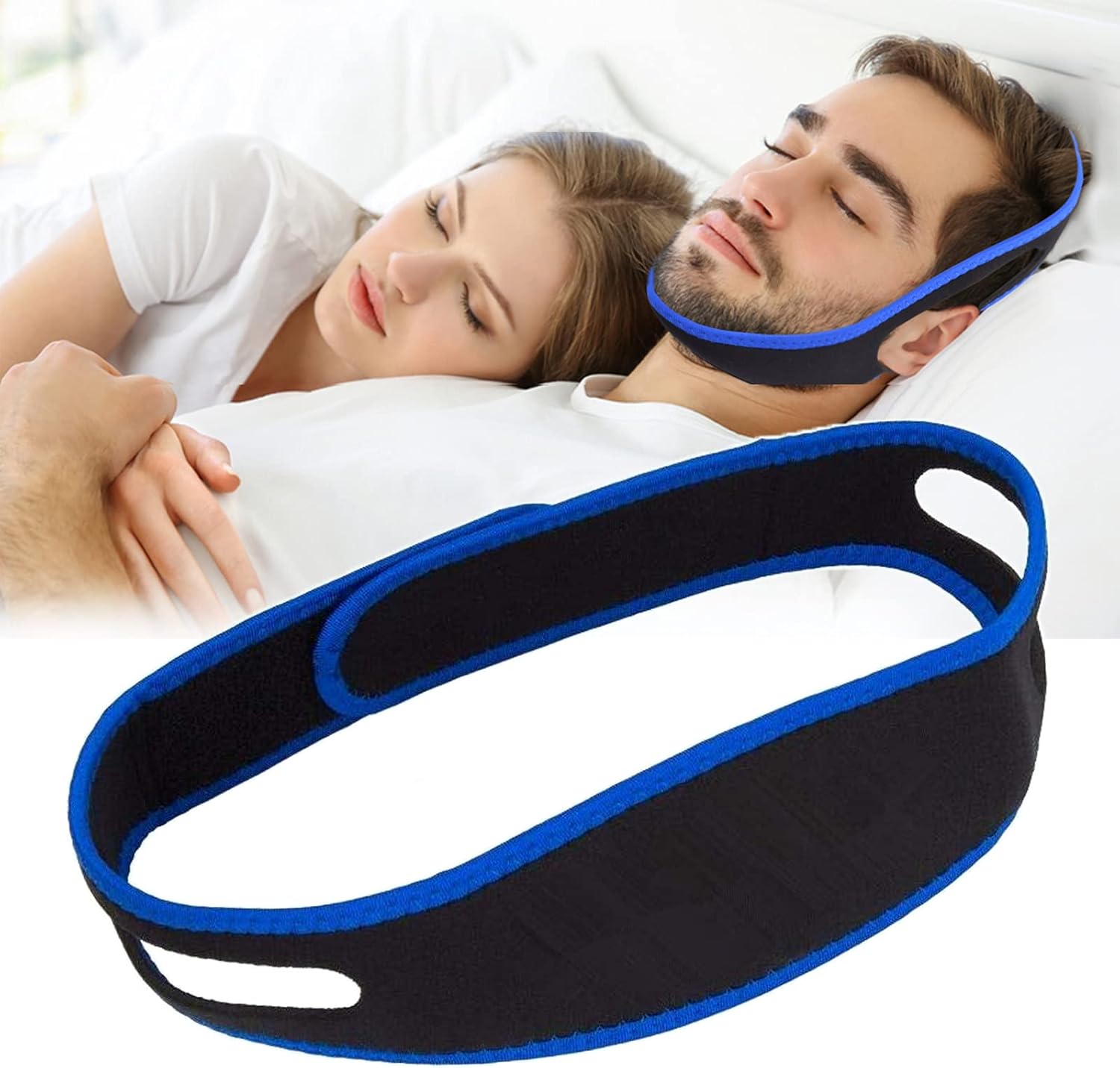 Anti Snoring Devices Anti Snoring Chin Strap for Men Women Adjustable Stop Snoring Solution Chin Straps Sleep Aids for Snoring Mouth Breather