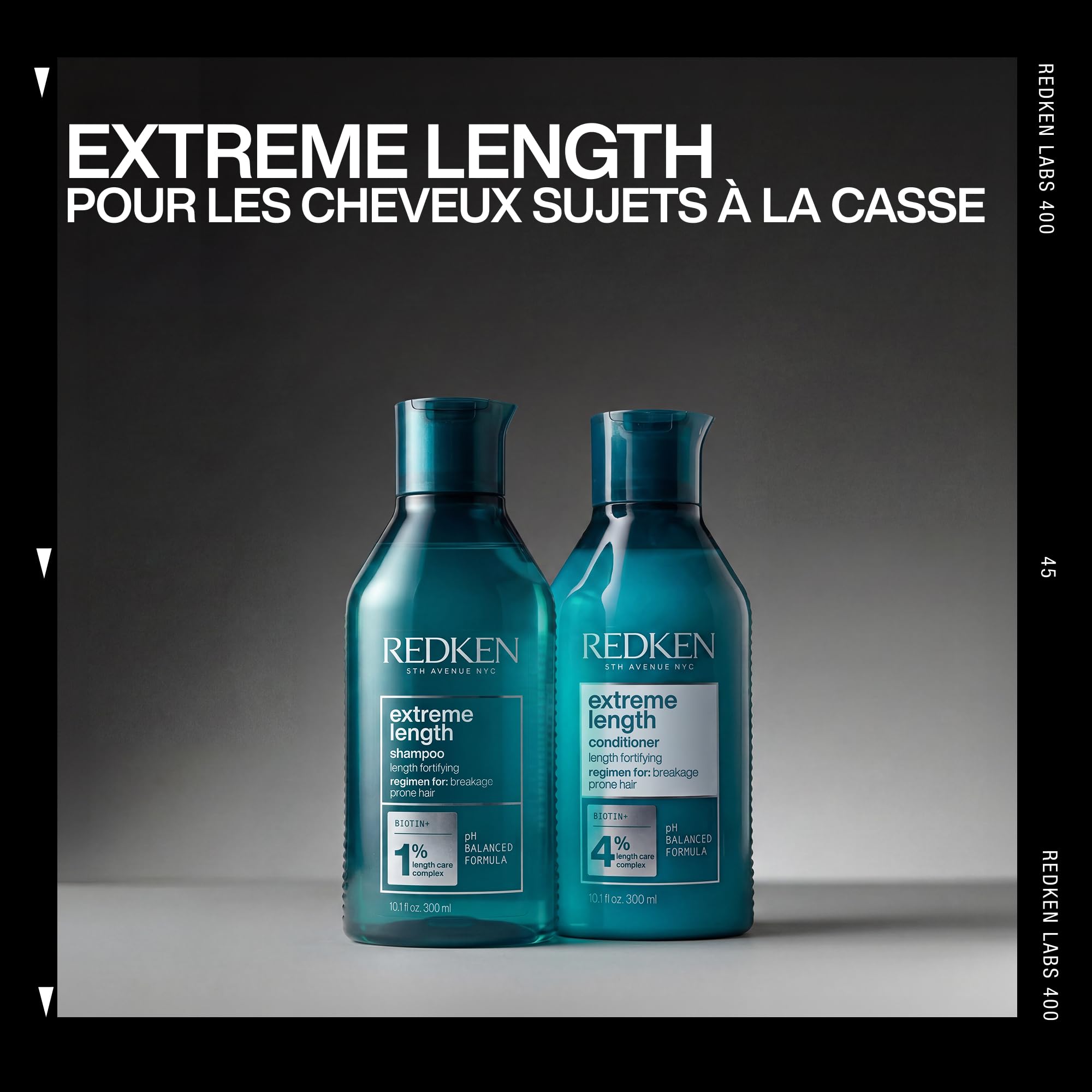 Redken Extreme Length E3460800 Szampon, Przezroczysty, 300 ml