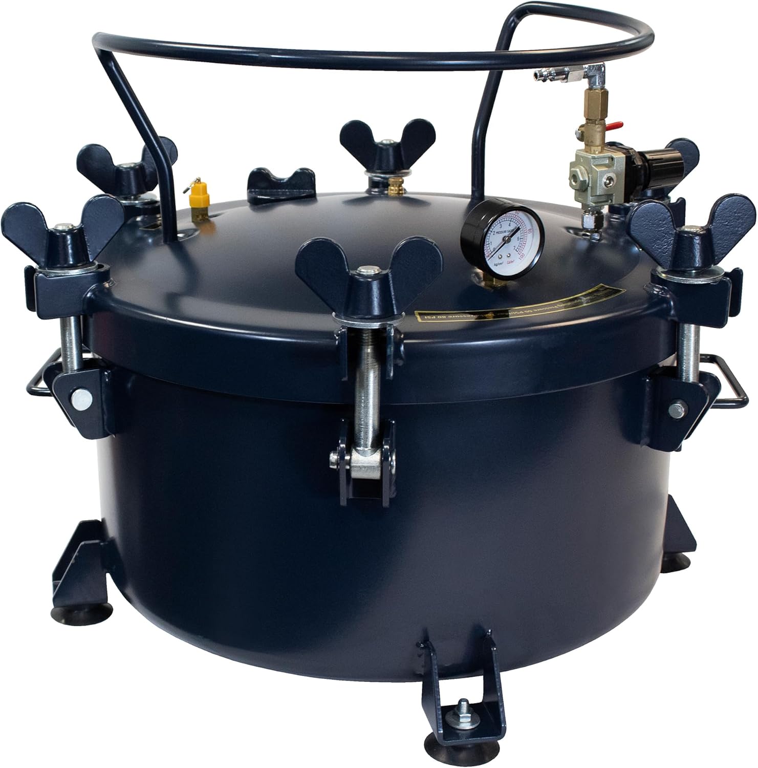 California Air Tools 1810C 10 Gallon Pressure Pot for Epoxy Resin Casting, Coated Steel Tank, Portable