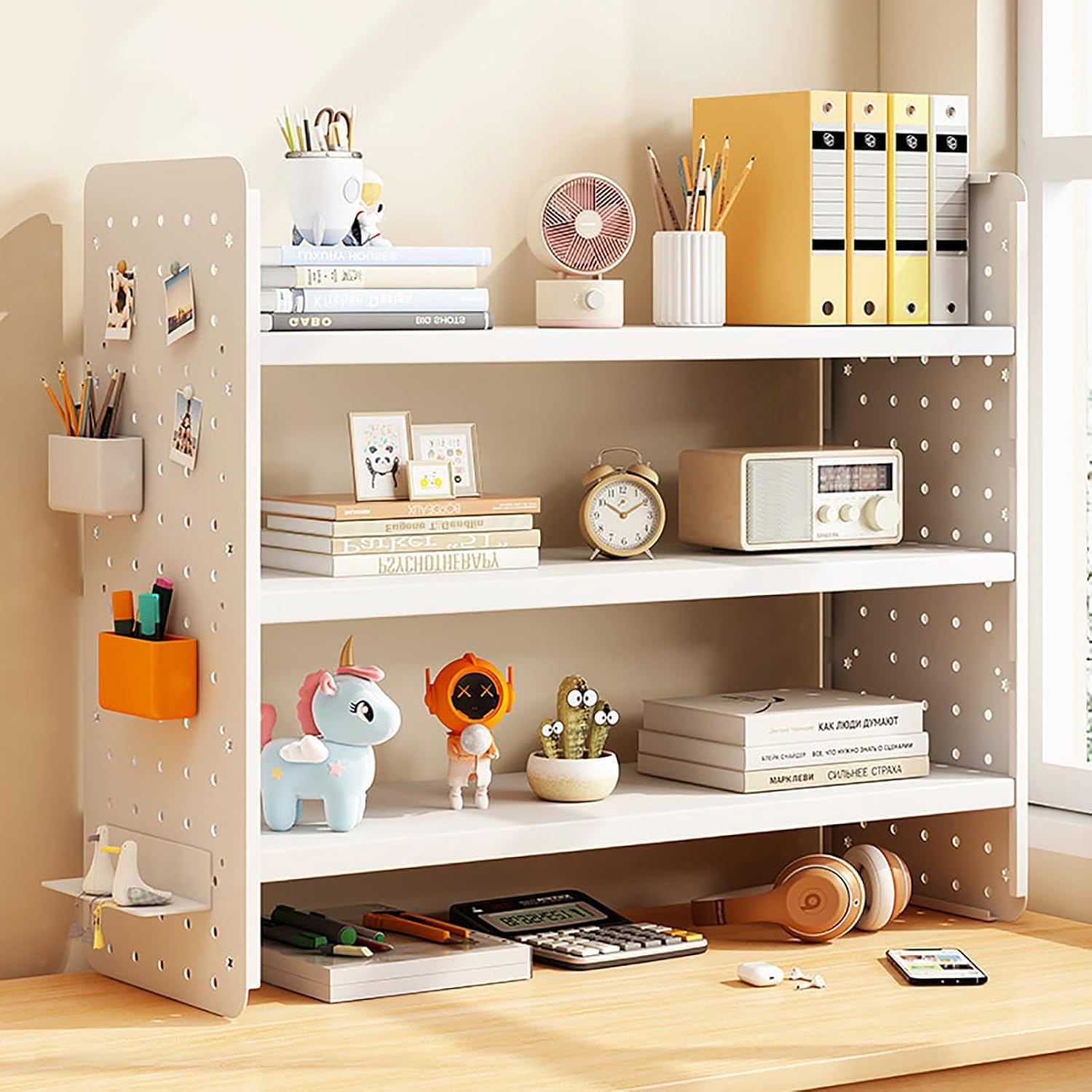Étagère de rangement de bureau pour dortoir et petits espaces