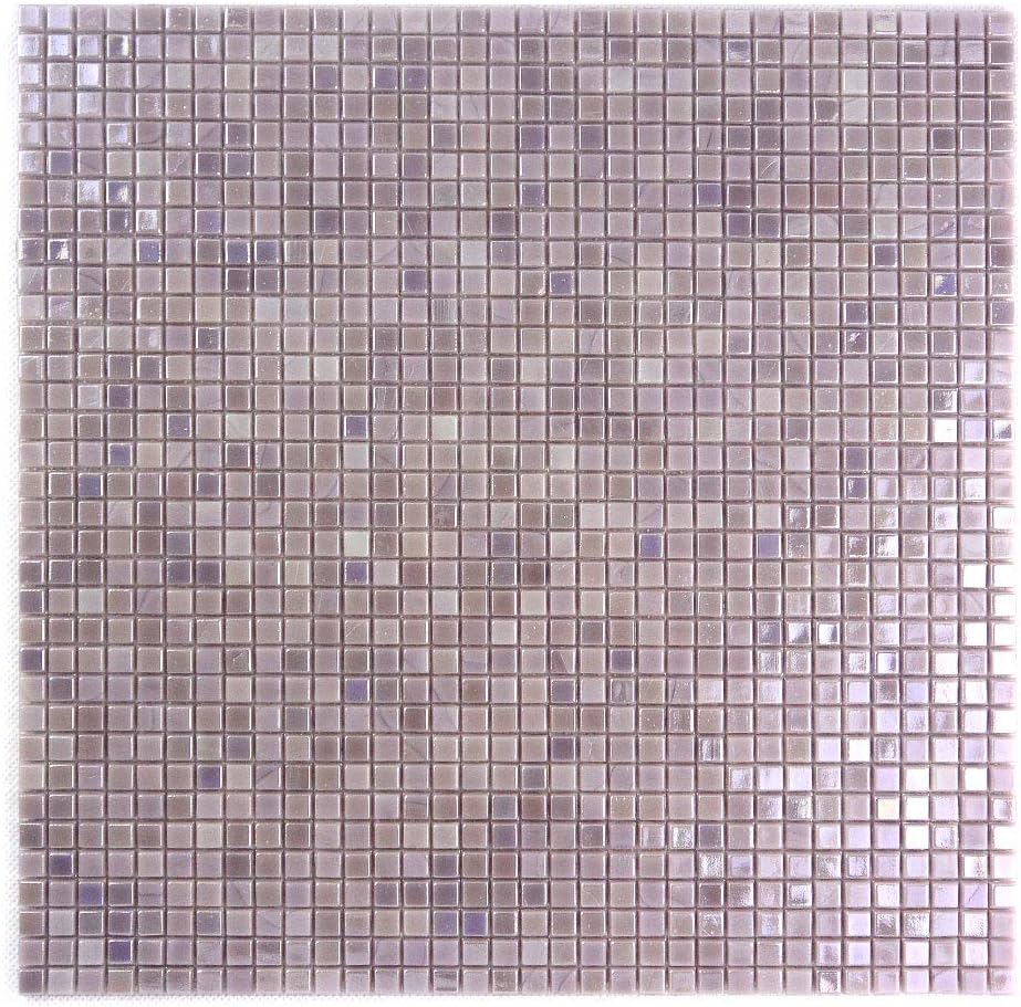 Galaxy 12x12 Light Purple Blue Pool Floor Wall Iridescent Glossy Tile