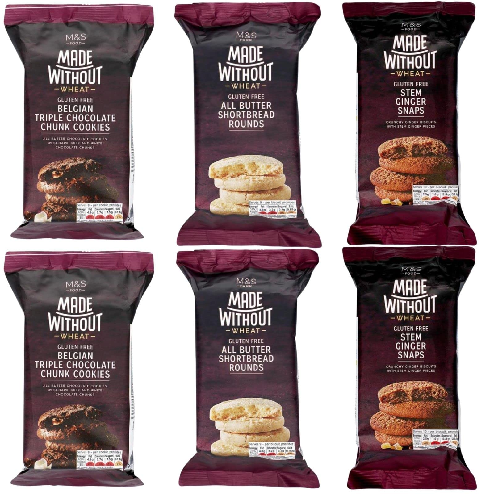 Buy Marks and Spencer Made Without Gluten Free Biscuit Selection Bundle Belgian Chocolate