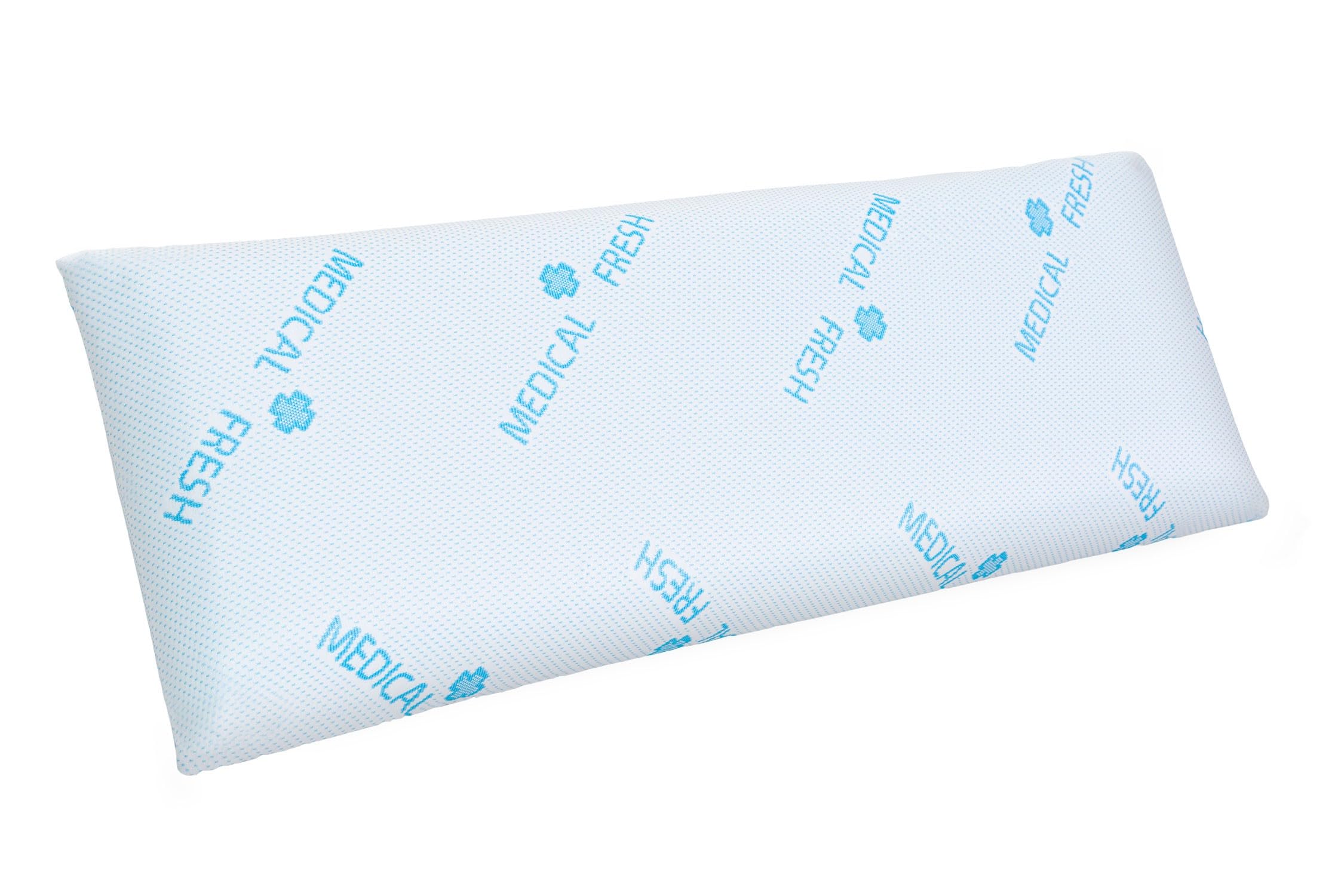 Moonia | Almohada viscoelástica Azul Medical Fresh | Viscoelástica | Salud Cervical | Almohada Azul viscoelástica | Almohada viscoelástica 135 cm | Antiácaros