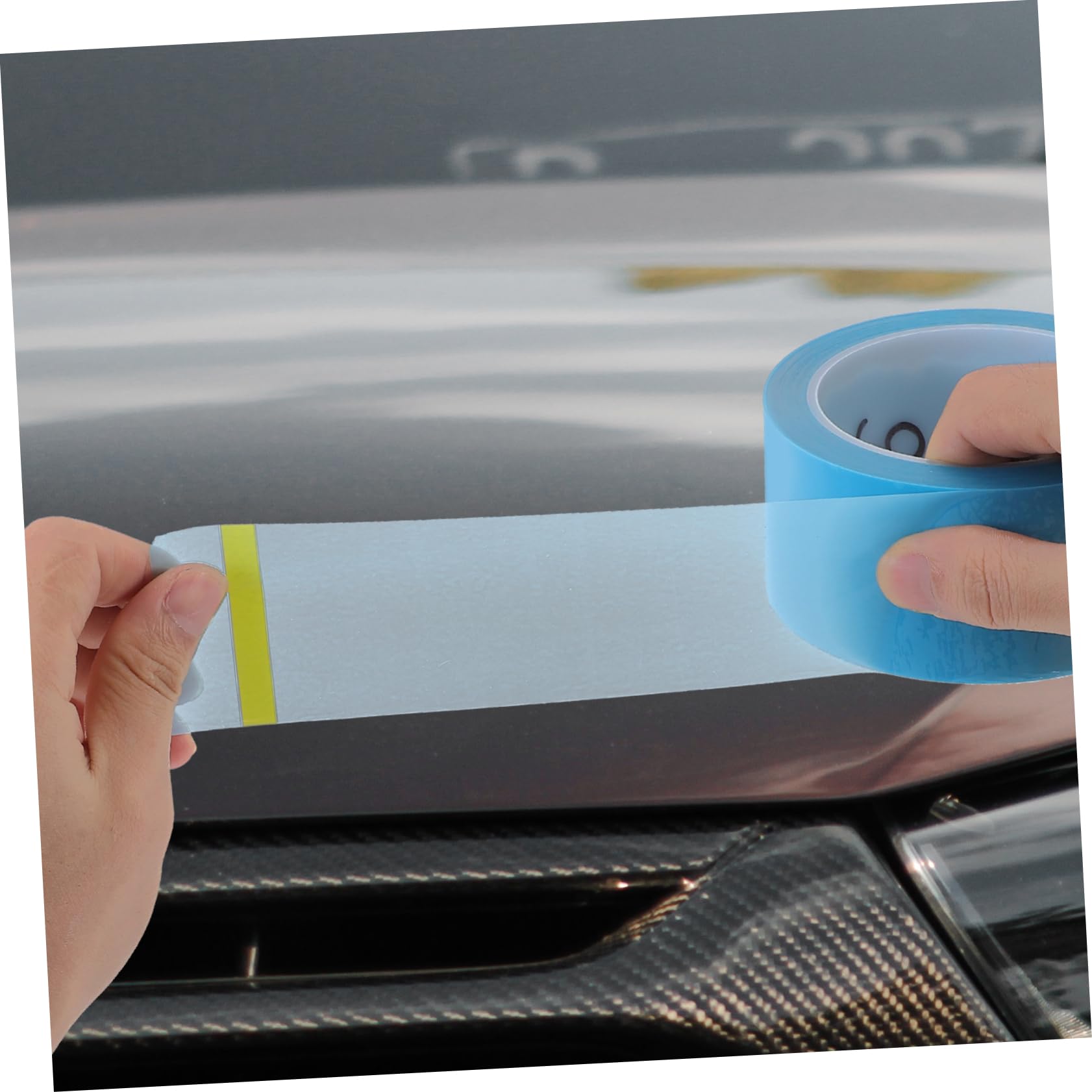 Gadpiparty 5 rouleaux Ruban de Masquage Auto Courbe Adaptée Adhésif Fort Pour Peinture Auto et Bricolage Couleur Aléatoire Couleur Aléatoire