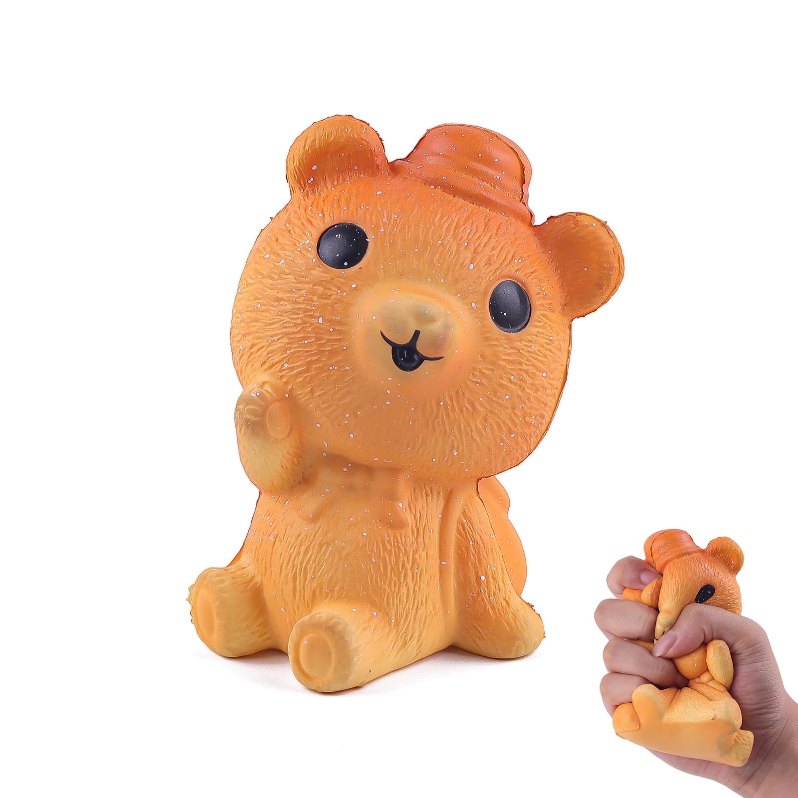 Anboor Bear Squishy Toys For Kids Slow Rising Animals Foam Squishy Jumbo Animal Big Stress Squishes Cute Giant Squeeze Toy