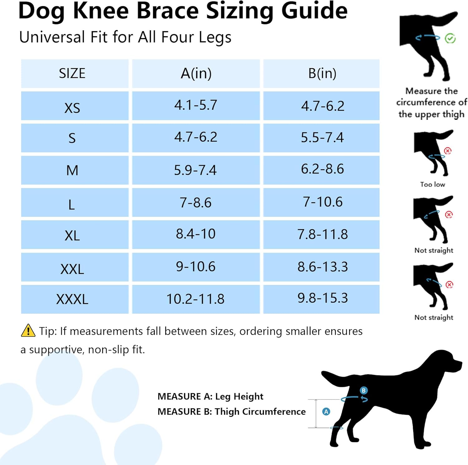 Dog Knee Brace for Torn ACL/CCL & Hind Leg Support - Adjustable Brace for Arthritis Relief, Joint Stability & Injury Recovery - Fits Small & Medium Dogs