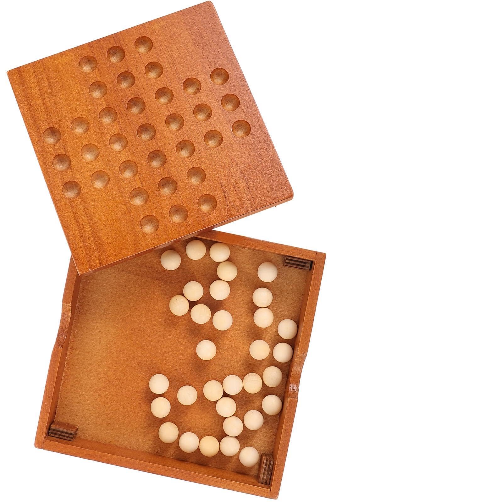 Wooden Peg Board Game Classical Intelligence Toy for Adults Kids