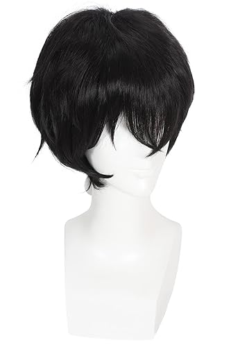 Miniatura 4 de Peluca sintética de pelo corto estilo anime Nuoqi