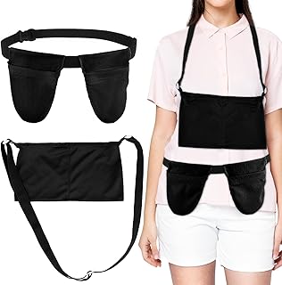 2pcs Drain Holder After Tummy Tuck, Adjustable Drain Holders for After Breast Surgery, Elastic Convenient Tummy Tuck Must Haves, Drains Belt for Tummys Tuckd for Patient Care,Black