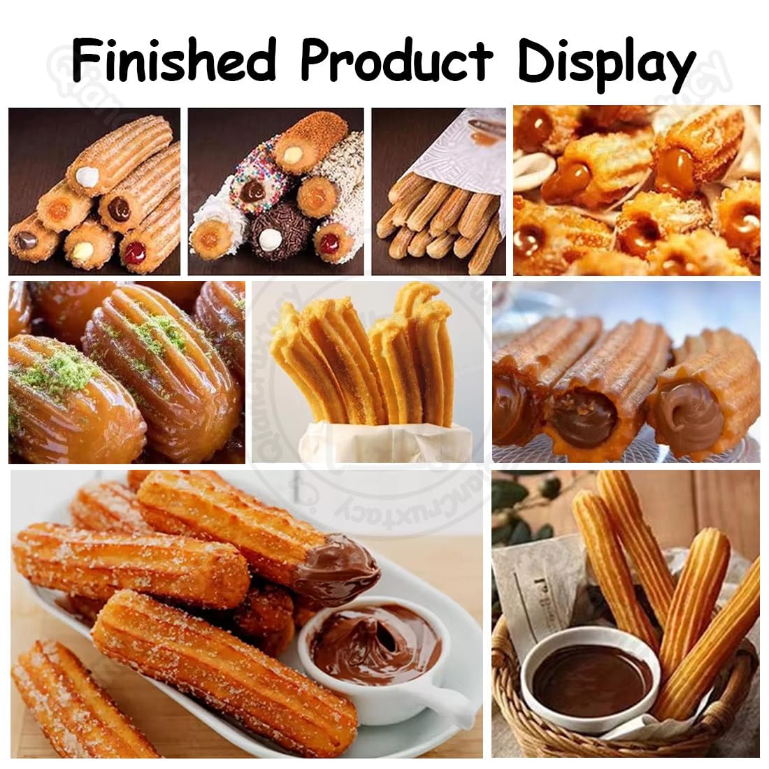 Churro manual de acero inoxidable, máquina de donas comercial y doméstica, soporte en forma de L, 4 boquillas, capacidad de 5 litros para panaderías y restaurantes