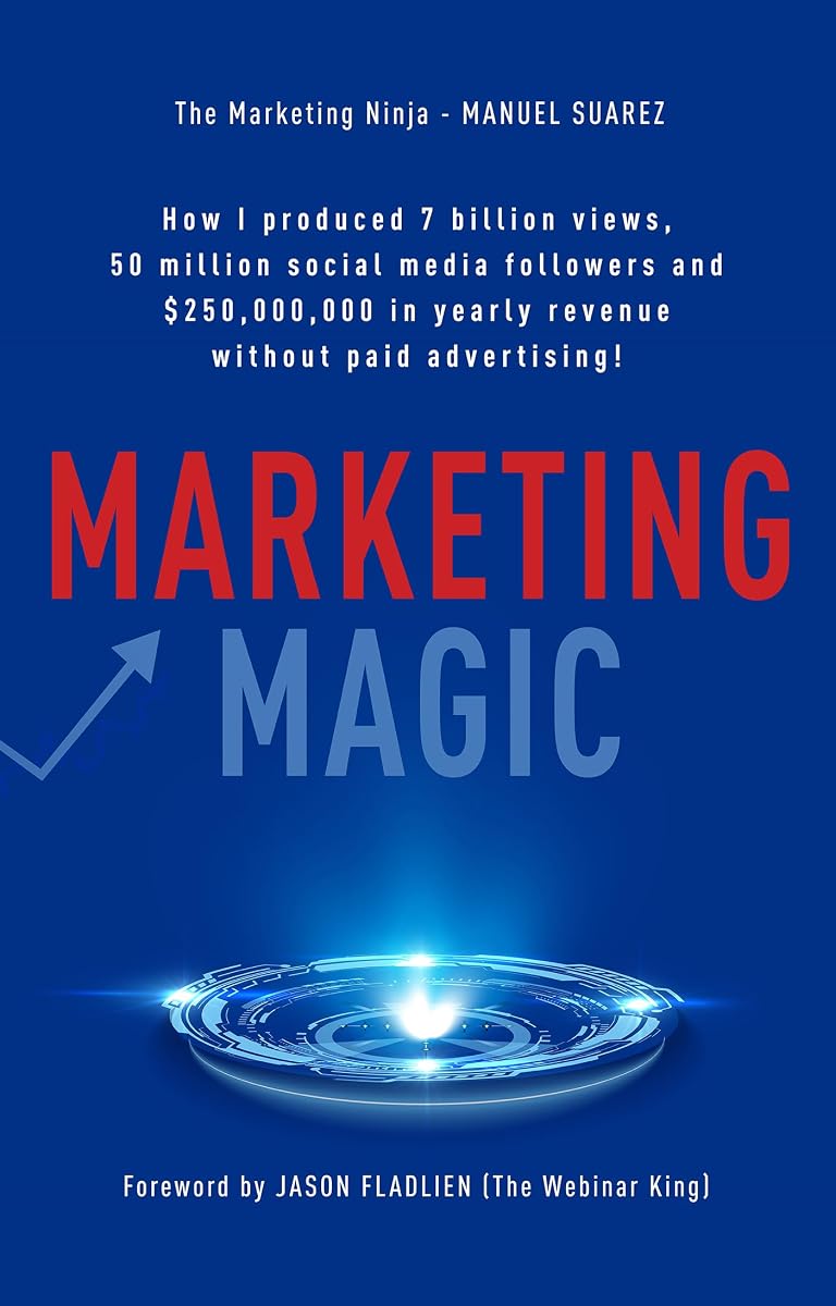 Marketing Magic: How I produced 7 billion views, 50 million social media followers and $250,000,000 in yearly revenue without paid advertising! ... ... Manuel Suarez [Hardcover] Manuel Suarez