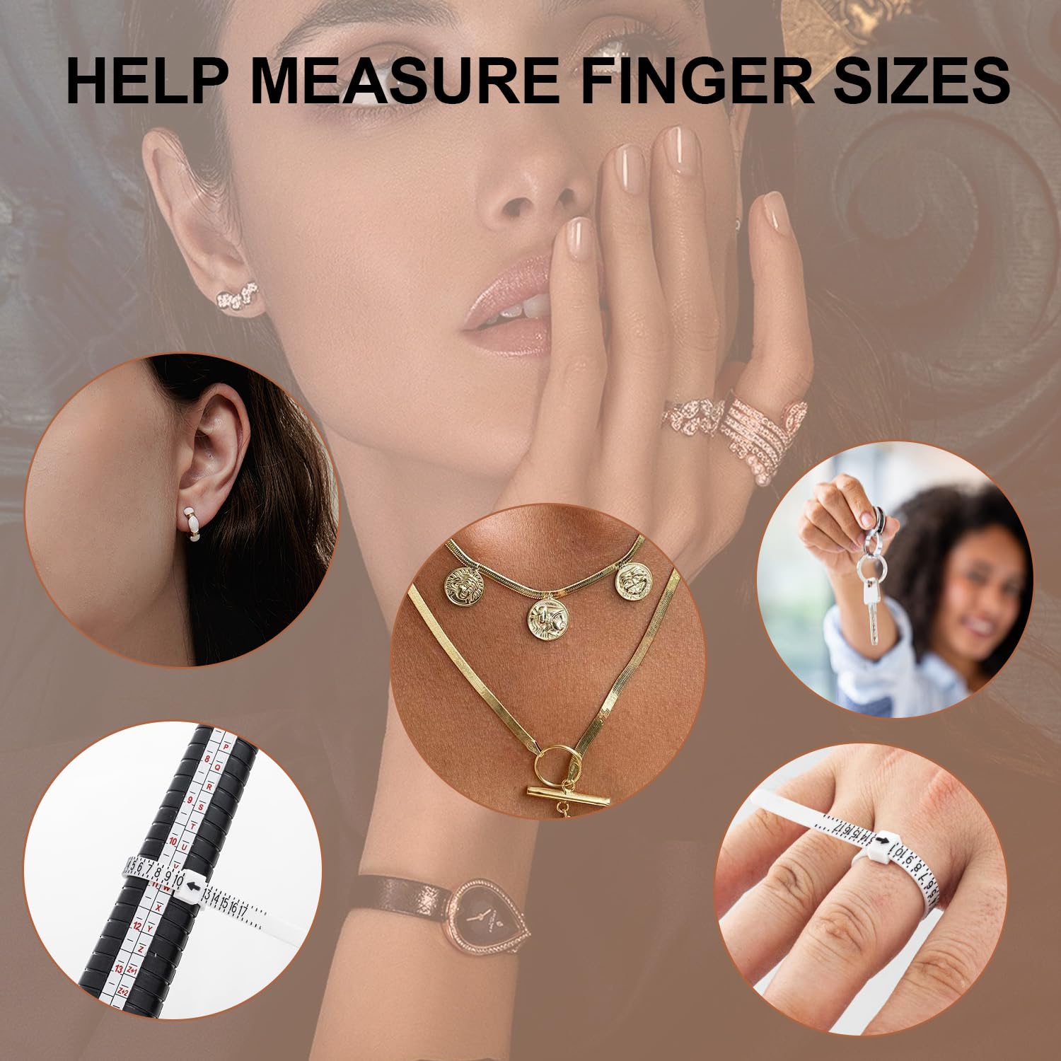 CXRCY Bender Ring Bending Tool Kit with Nylon Dies Ring Making Tool,Ring Maker kit for Jewelry Making, Ring Stretcher Enlarger Expander Ring Bending Maker Machine Sizer Measuring kit