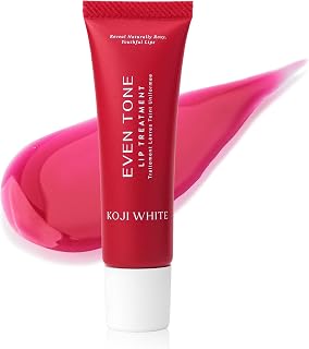 Koji White Lip Discoloration Treatment for Dark Lips | Smokers, Moisturizer & Hydrating Lip Balm with 1% Kojic Acid, Hyaluronic Acid, Vitamin C, Carrot Oil - Beeswax-Free, Vegan Chapstick, 0.23 Fl Oz