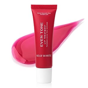 Koji White Lip Discoloration Treatment for Dark Lips Smokers Moisturizer Hydrating Lip Balm with 1 Kojic Acid Hyaluronic
