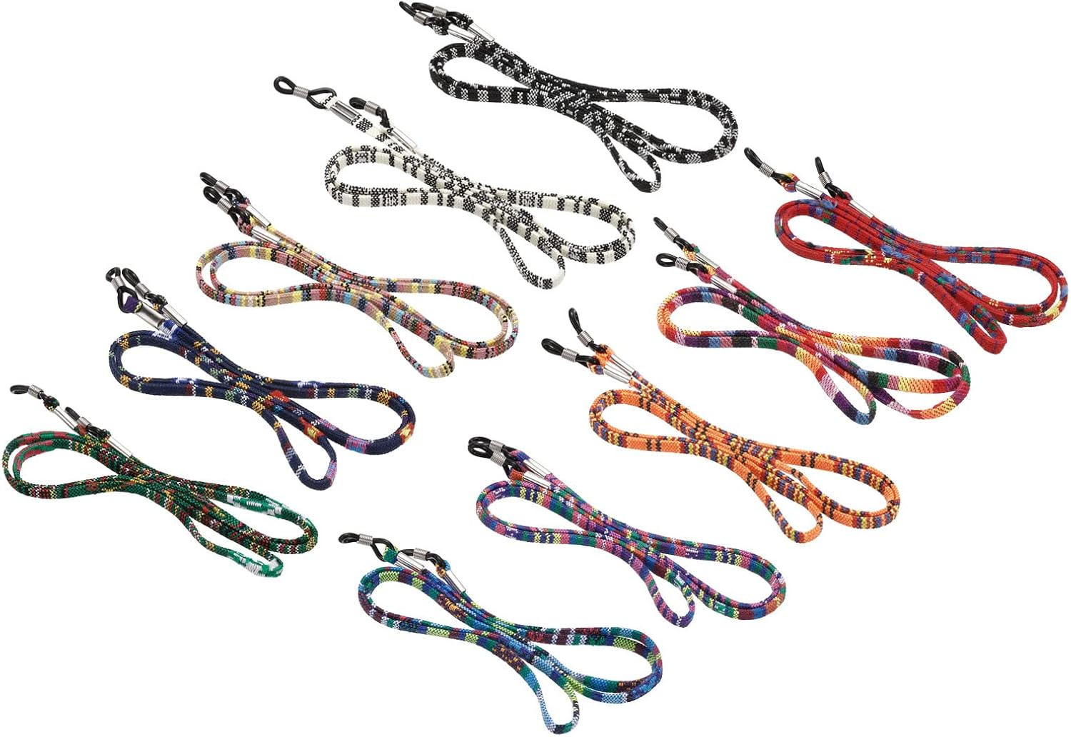 PATIKIL Eyeglass Strap, 10 Pack Eye Glasses String Colored