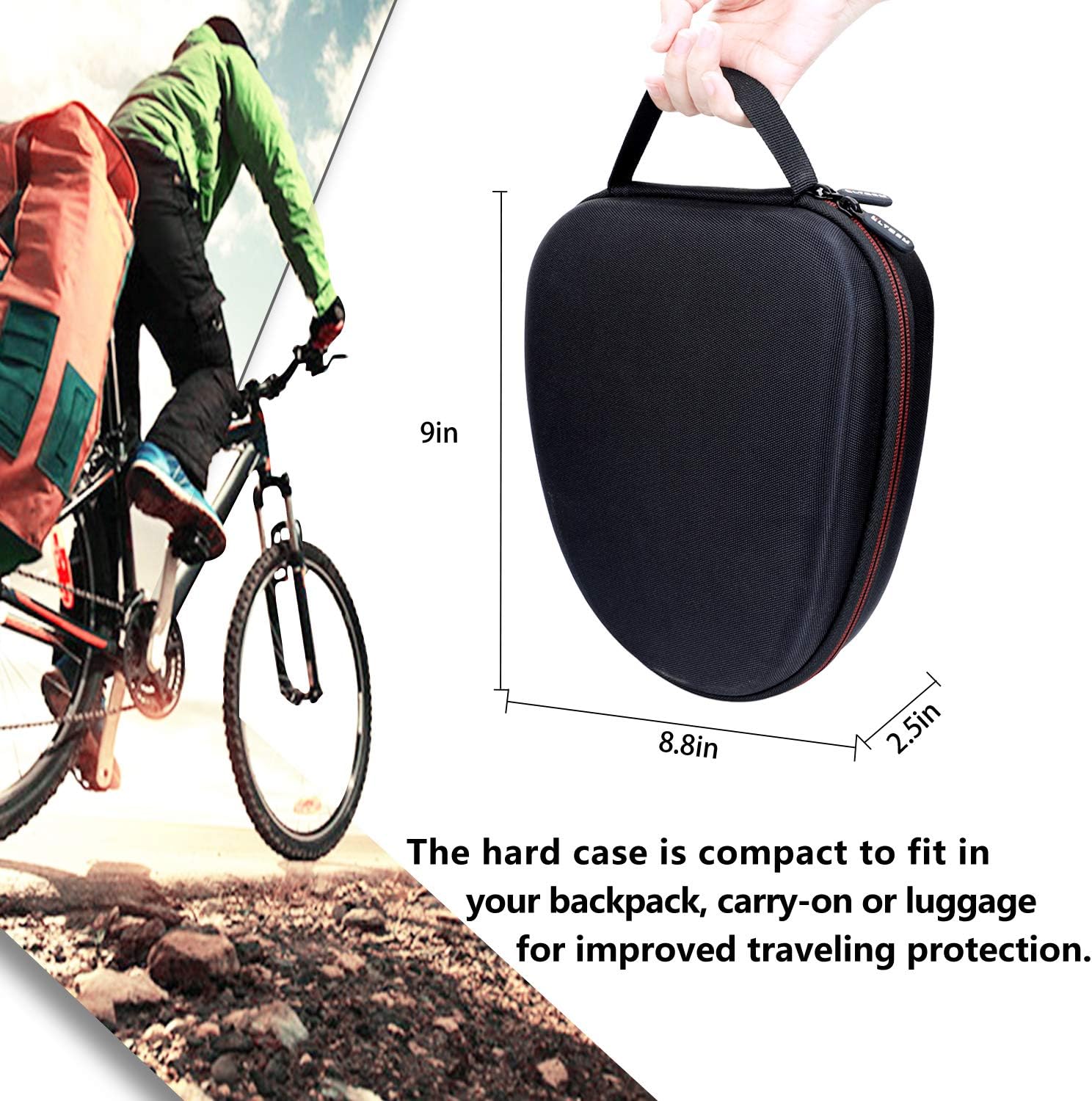LTGEM EVA Hard Case for Sony WH-CH720N /WH-CH710N / CH700N / XB900N / XB700N Wireless Extra Bass Bluetooth Headphones - Travel Protective Carrying Storage Bag