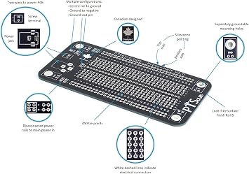 Prototyping Solderable Breadboard PCB Kit (Proto-Half Deluxe)