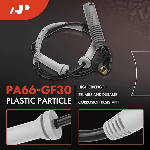 Miniatura 4 de A-Premium Sensor de velocidad de rueda ABS compatible con modelos BMW - 323i 325i 2006, 328i 2007-2011, 128i 2008-2013 - Lado delantero y trasero,