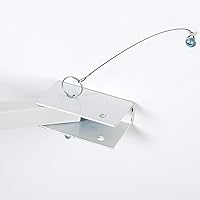 Vista 10 de Flash Furniture HERCULES Series - Mesa de granja plegable rectangular de pino macizo rústico antiguo de 7 x 40 pulgadas