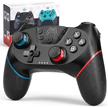 UPDATE-VERSION Wireless Pro Controller f&uuml;r Switch 1/Switch 2/Lite/OLED/PC | Controller mit Aufwachen &amp; Hall-Effekt-Trigger, 6