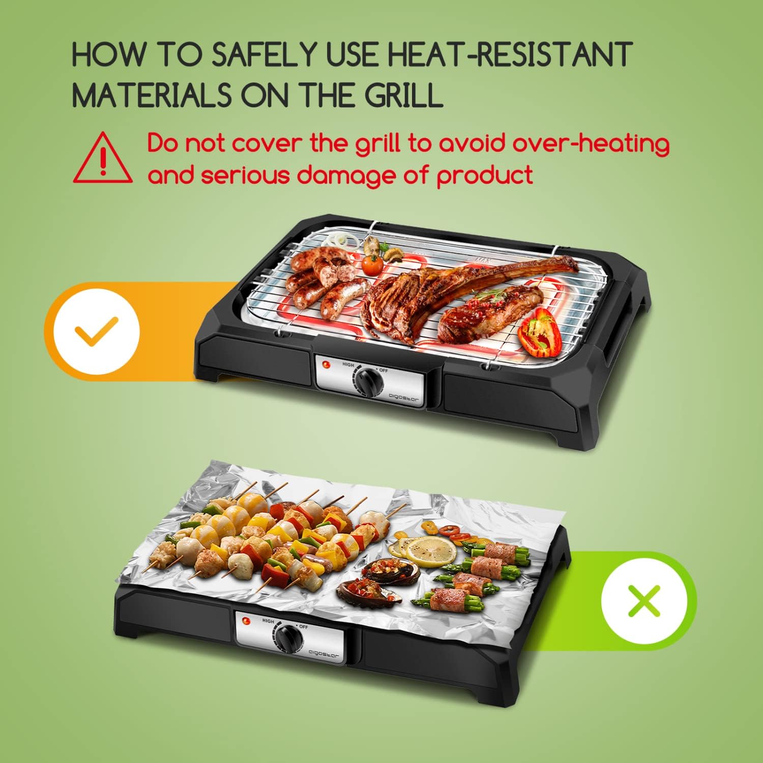 Griglia elettrica da esterno e interno 2000W, con temperatura regolabile, grill elettrico con poggiapiedi estraibile, senza fumo. Antiaderente, facile da pulire e adatto per uso interno ed esterno Griglia elettrica da esterno e interno 2000W, con temperatura regolabile, grill elettrico con poggiapiedi estraibile, senza fumo. Antiaderente, facile da pulire e adatto per uso interno ed esterno