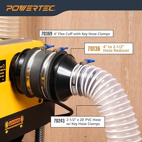 Miniatura 4 de POWERTEC 70136 cono reductor de 4 a 2-12