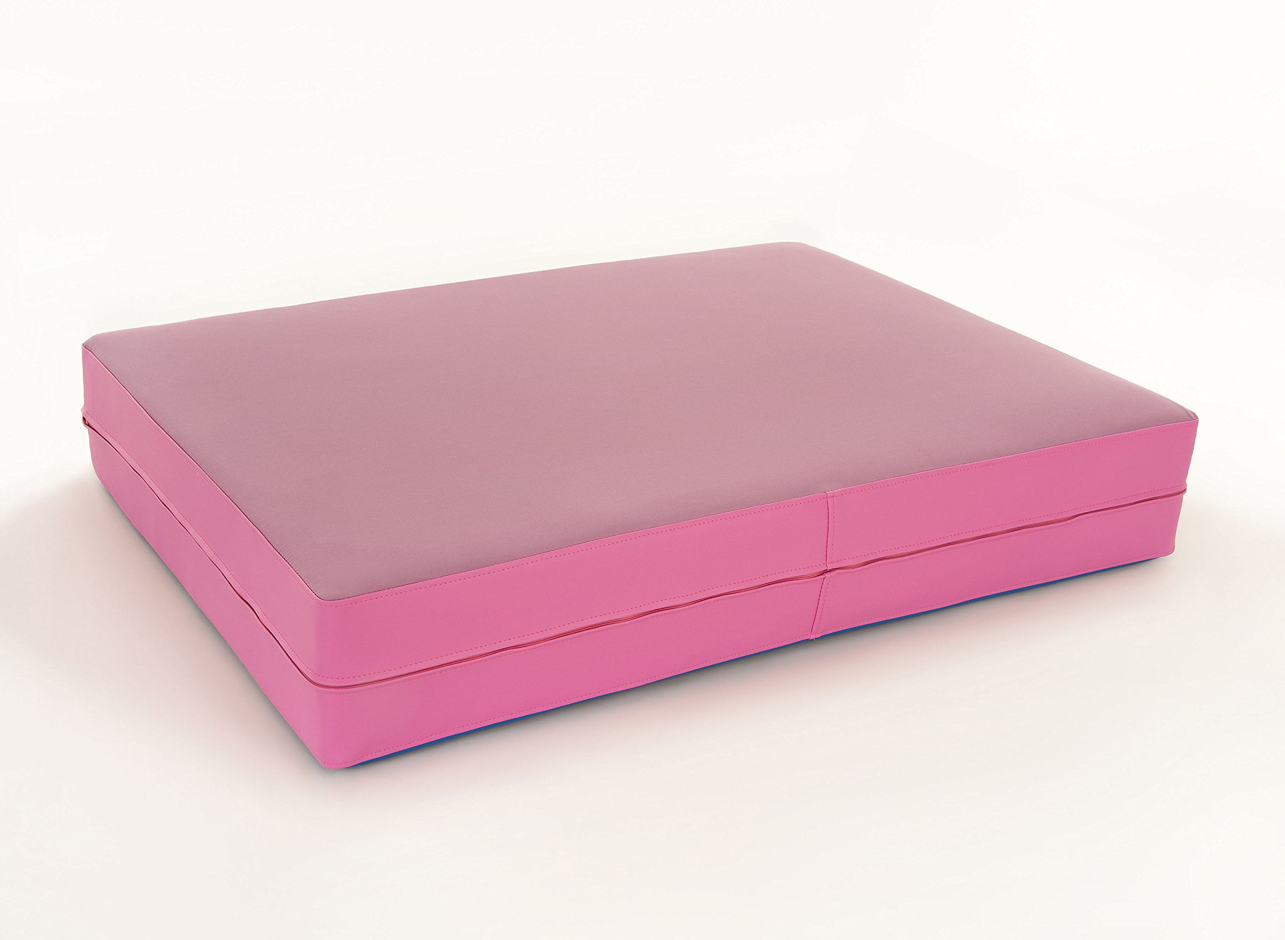 Hüpfmatratze - ab 1 Jahre - Turn Matte für Kinder - Spiel Matratze zum Toben - Hüpfen - Balancieren Lavendel/Pink