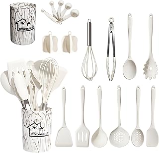 Cukinep Silicone Cooking Utensils Set, 18PCS ...,