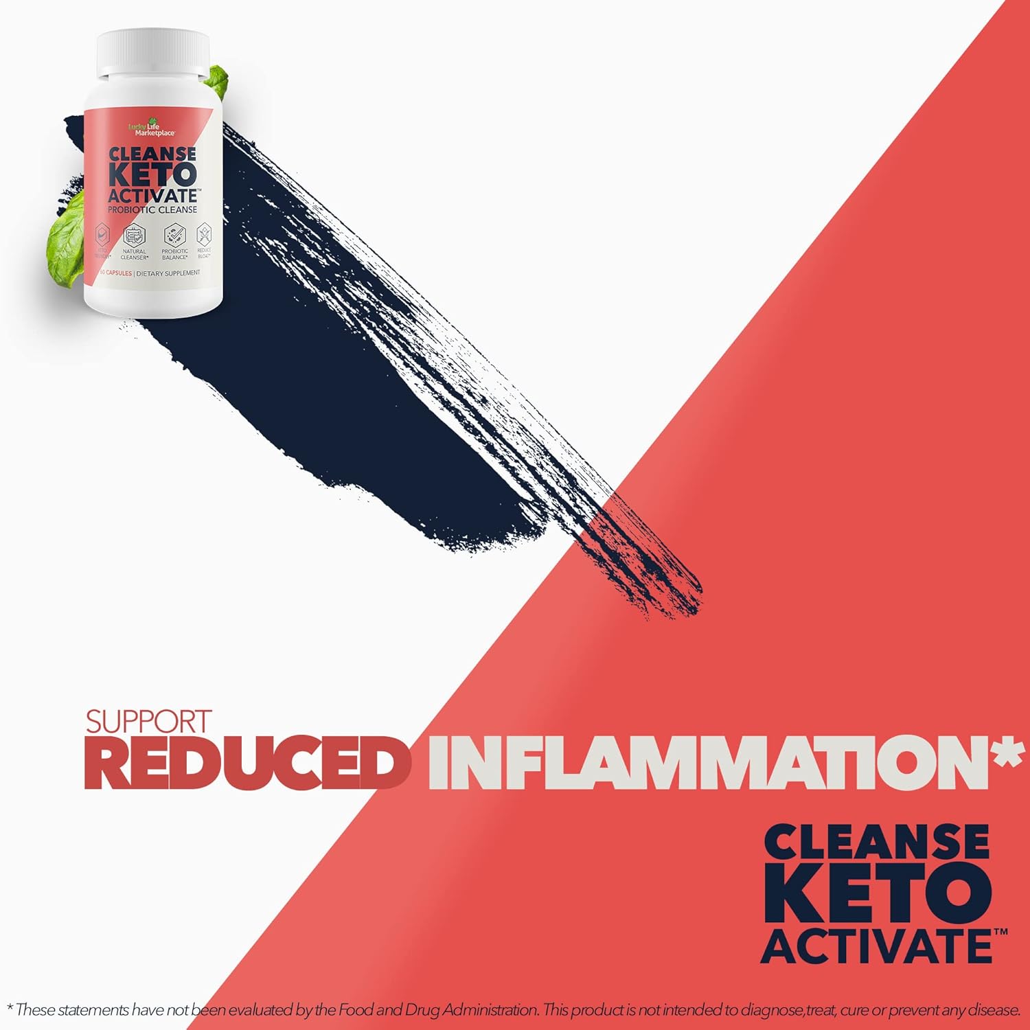 CLEANSE KETO ACTIVATE - KETO CLEANSE FOR WOMEN & MEN - HELP FLUSH TOXINS & IMPURITIES - PROMOTE REGULARITY - AID DIGESTION & DETOX - KETO CLEANSE & DETOX - SUPPORT HEALTHY BODY FUNCTION - BOOST ENERGY