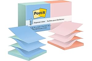 Pop-up Notes, 3x3 in, 12 Pads: America's Favorite Sticky Notes