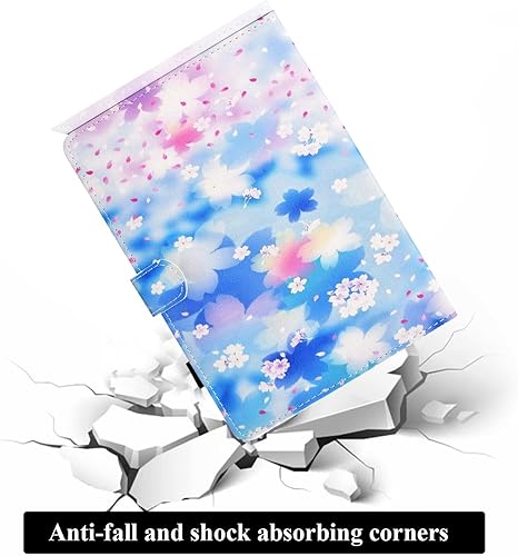 Miniatura 8 de Funda para iPad 9.7 20182017, iPad Air de 2 generación con soporte, soporte para lápices, bolsillo para tarjetas encendido y apagado automático,