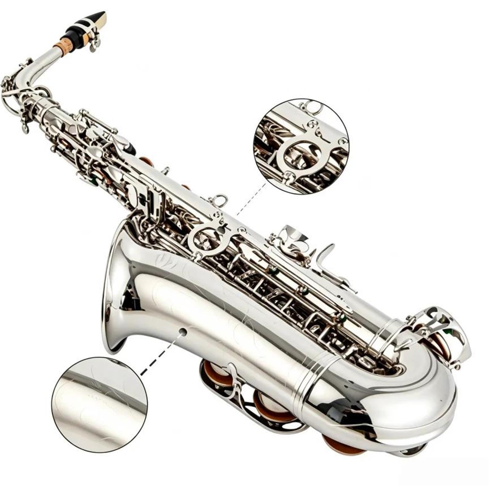 Saxofón Adultos Saxofón Alto En Mi Bemol Niquelado
