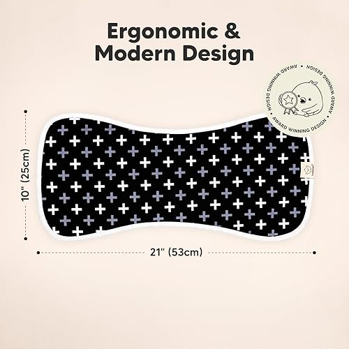 Vista 209 de Paños orgánicos para eructos para bebés niños y niñas, paquete de 5 paños de algodón súper absorbentes para bebés, trapos suaves y afelpados