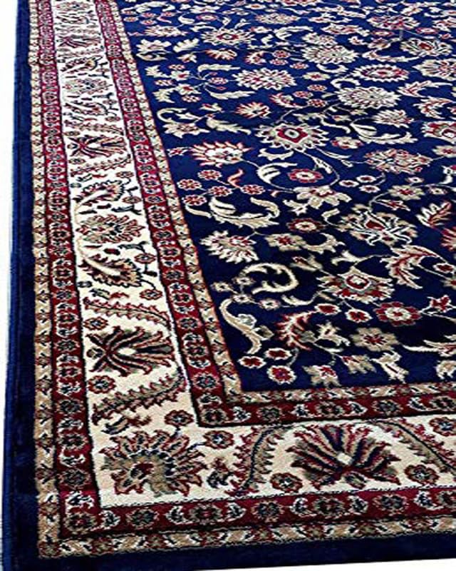 Image of Royal Look Design Soft 4 Feet x 6 Feet Blue Colour Carpets for Home Living Room Bedroom Dining Room