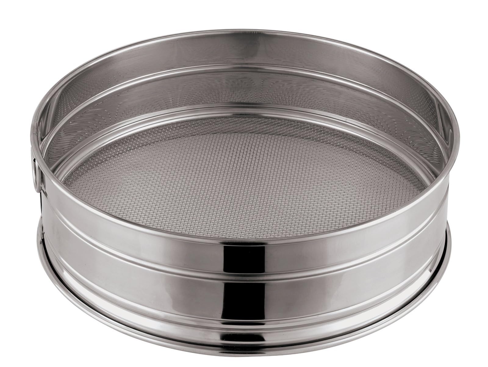 Setaccio per farina in acciaio inox a maglia grossa 11-7/8 pollici, fori da 6 mm(13.38in)