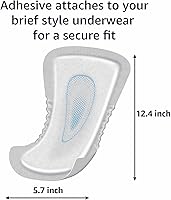 Vista 4 de Yaxa Basics Protectores de incontinencia para hombre, máxima absorción, 52 unidades, (1 paquete de 52)