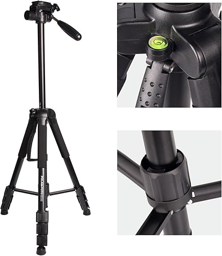 Miniatura 4 de 70"176.5cm 2-en-1 Trípode Monopod-Cámara Trípode Aluminio Viaje Trípode con Bolsa para CanonNikonSony DSLRSLR Cámara