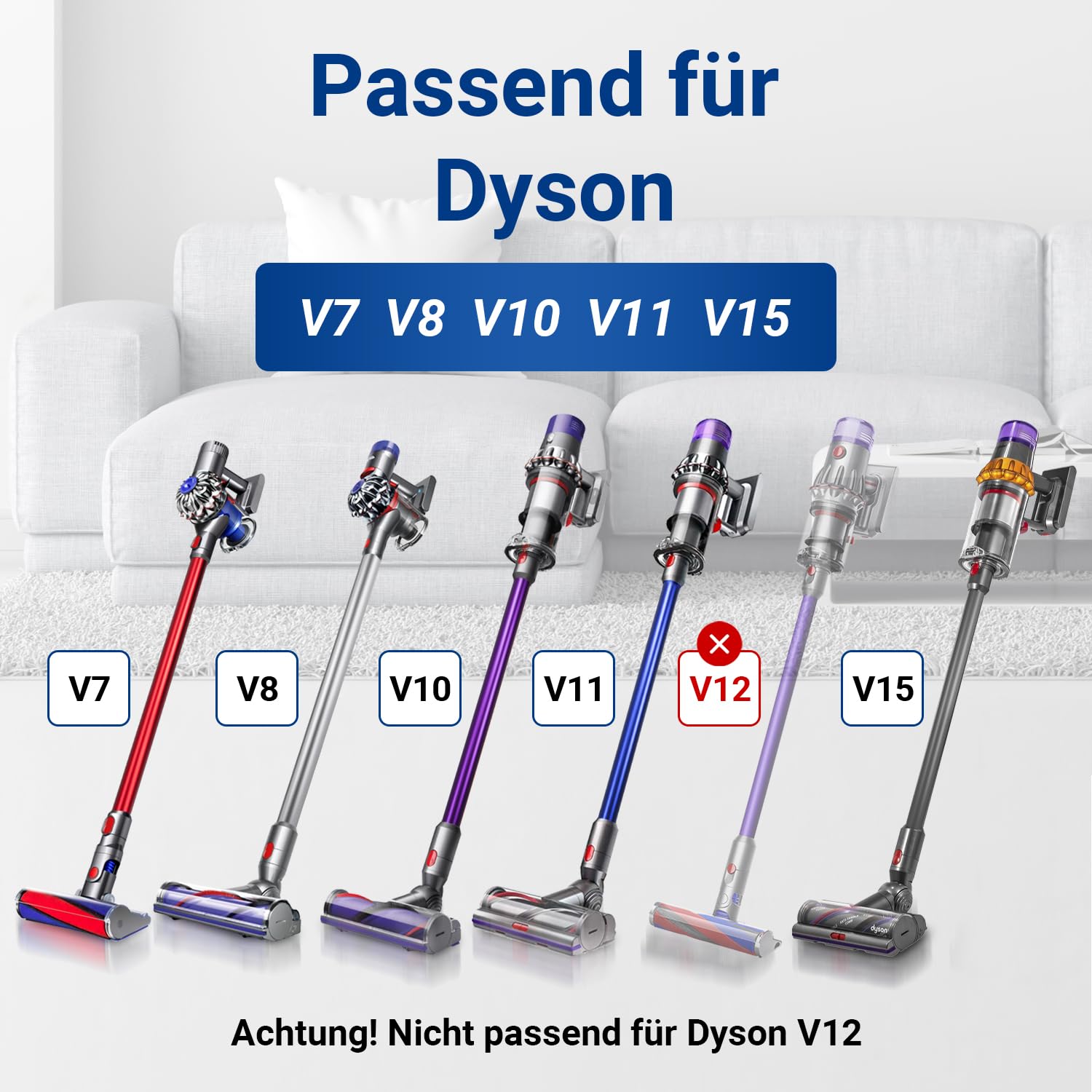 VIOKS Tubo de aspiradora de repuesto para tubo Dysоn 967477-04 para V7, V8, V10, V11, SV10, SV11, SV11, SV12 - Dysоn Aspiradora Tubo de Extensión