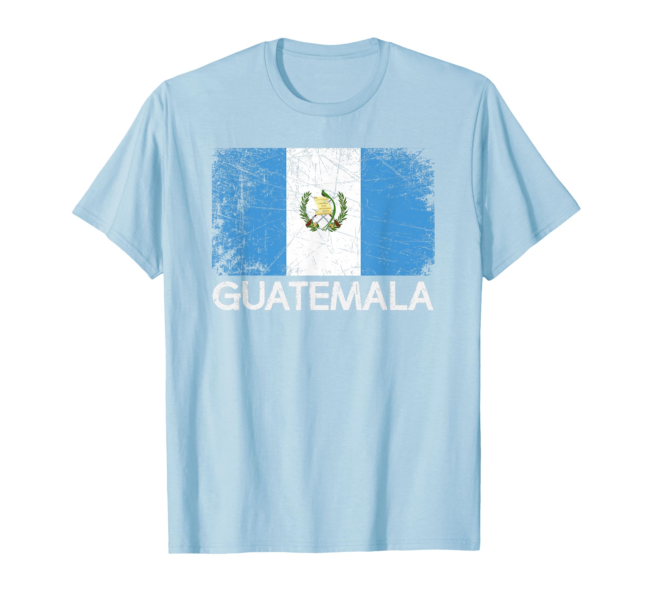 Guatemalan Flag T-Shirt | Vintage Made in Guatemala Gift T-Shirt