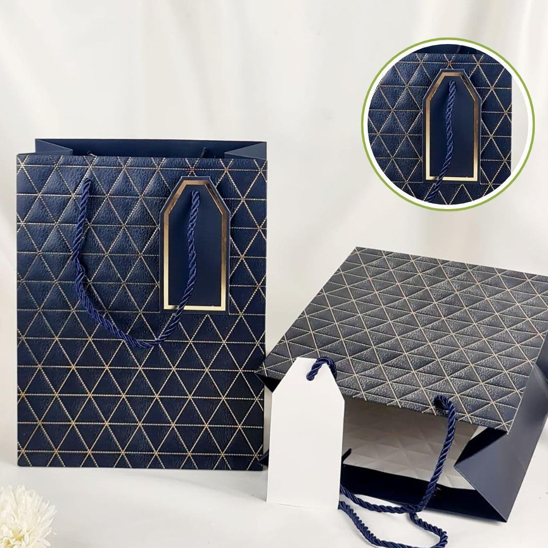 SATYAM KRAFT 6 Pcs diamond design print Paper Bag Goodie Bags With Free Tags With Handle Gift Paper bag, gift For Deepawali Gifting, marriage Return Gifts, Birthday,Diwali, Wedding, Party, Seasons Greetings (Small) (B0CV486F53) Amazon Price History, Amazon Price Tracker