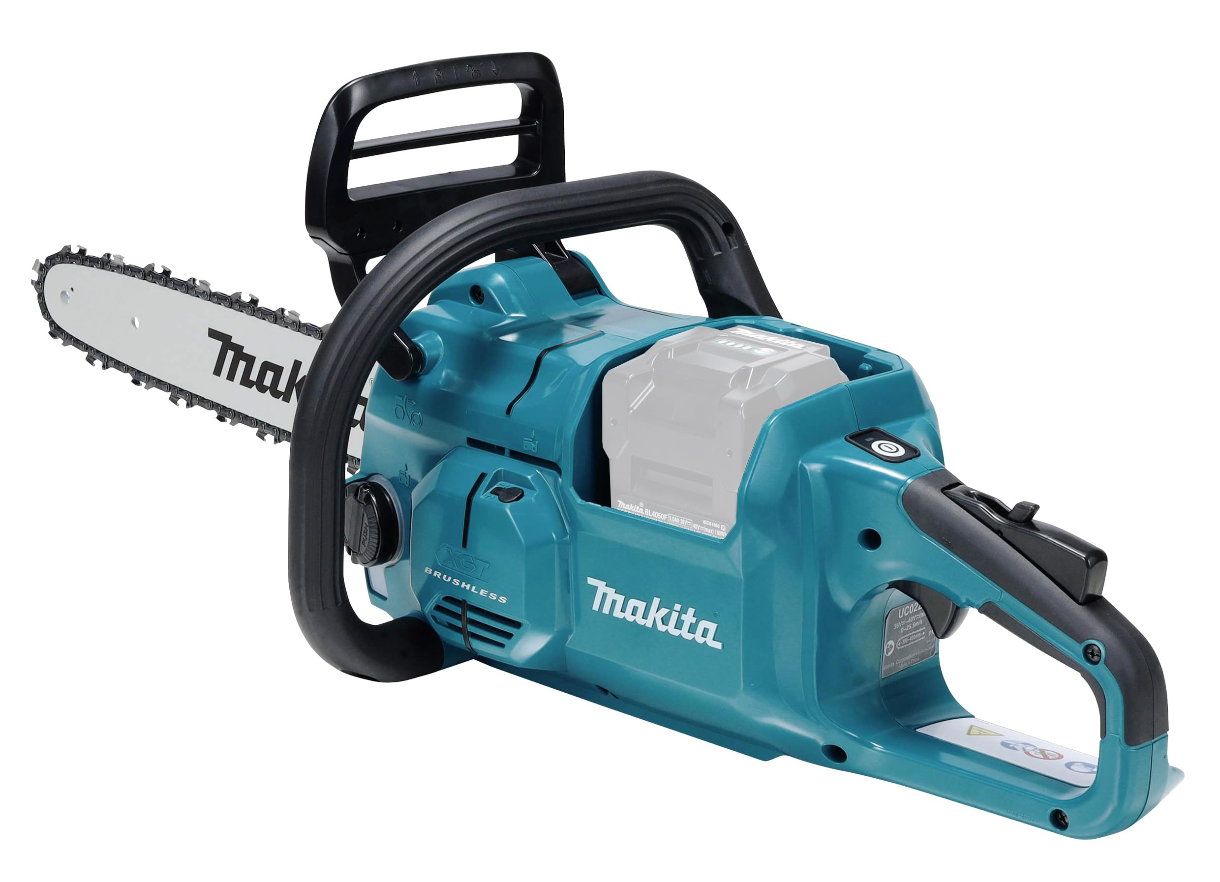 Makita UC022GZ Tronçonneuse sans balais 40 V Max Li-ion XGT 350 mm, piles et chargeur non inclus