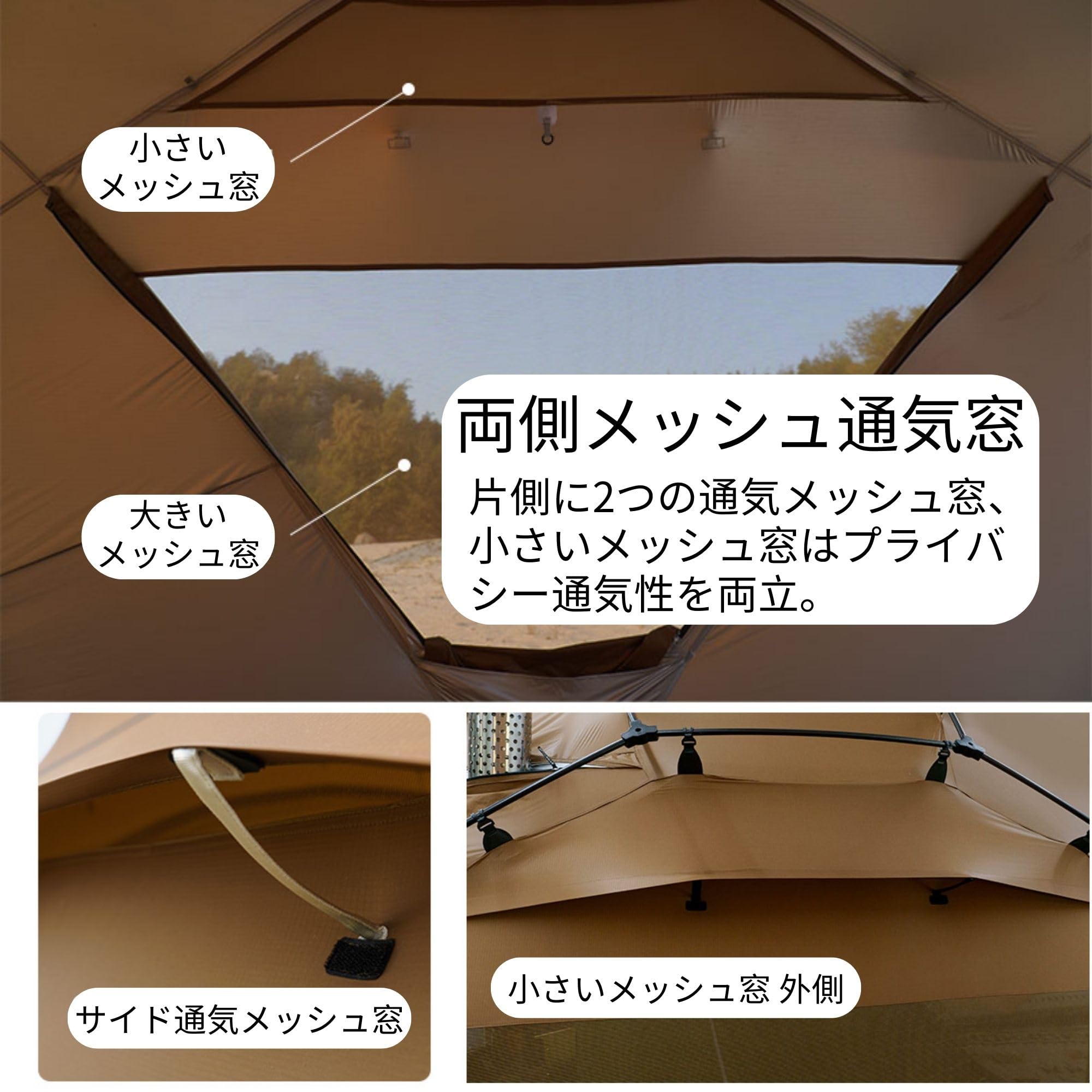 Amazon.co.jp: 3F UL GEAR JIACHONG テント 大型テント ファミリー