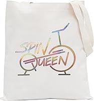 Vista 8 de POFULL Bicicleta de ciclismo interior Spin Class regalo Spin Queen Cosméticos Bolsas de interior Ciclismo Spinning Bike Gimnasio Regalo