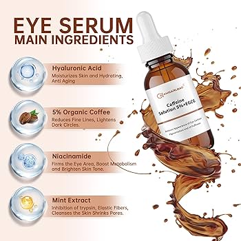 Amazon.com: Caffeine Solution 5% + EGCG Eye Serum for Skin