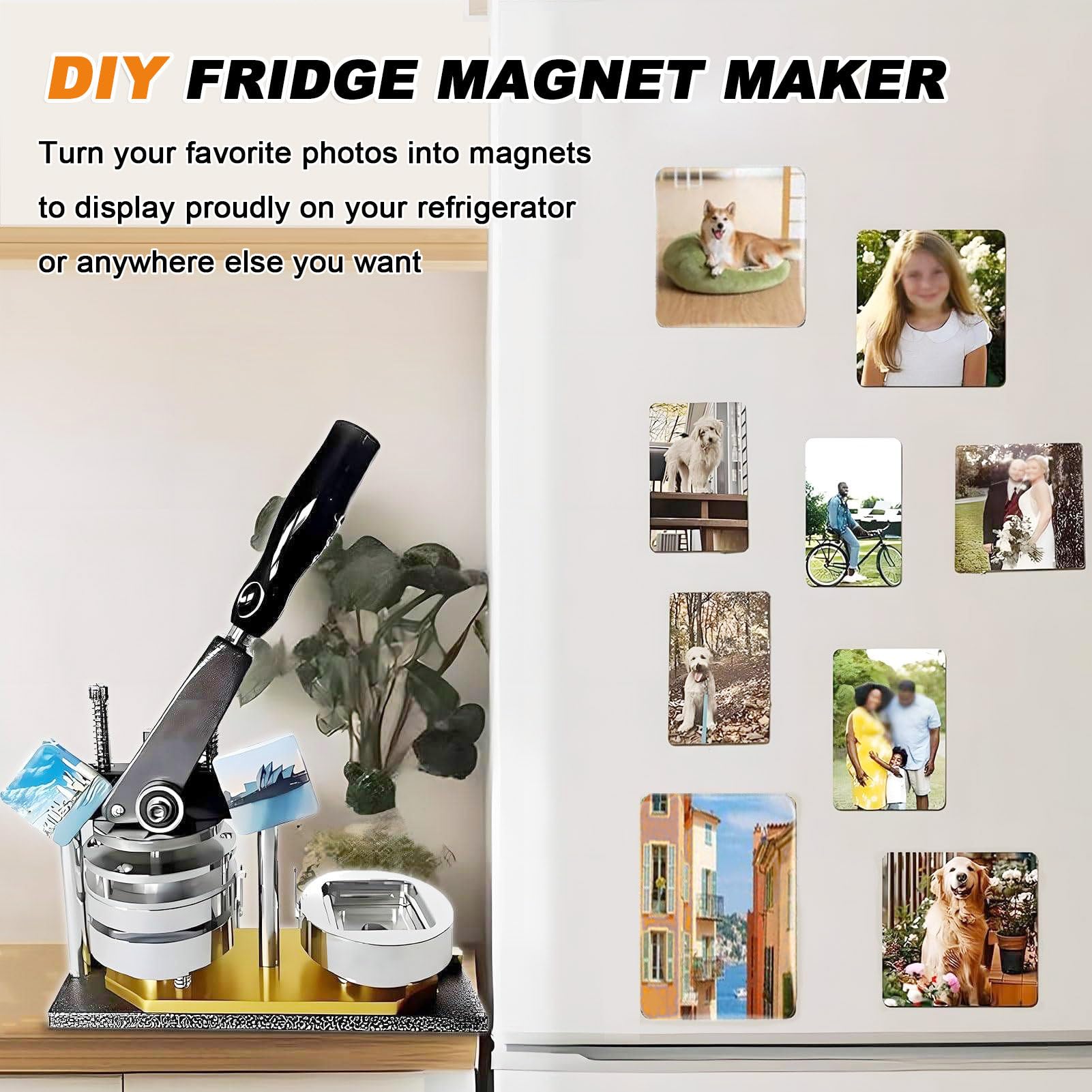 Kit de imán para refrigerador con cortador de papel y consumibles para pizarras blancas de oficina y electrodomésticos