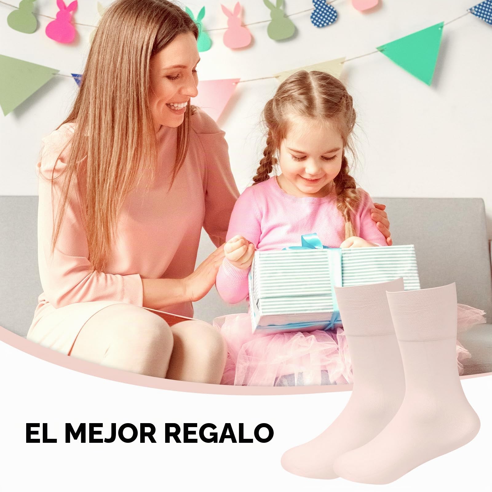 Leikedun 3 pares de calcetines de ballet para niños, transpirables, para danza al tobillo, calcetines esenciales para niñas, ballet, clic, jazz, gimnasia, danza moderna