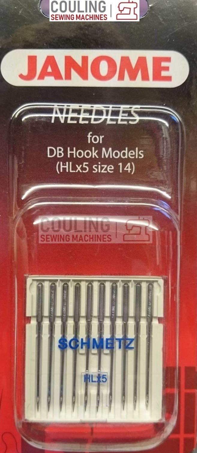 Janome 1600P Hlx5 Needles, Size 14 - Pack Of 10