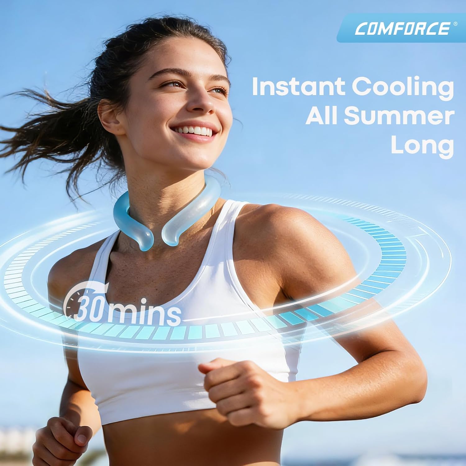 Neck Cooling Tube, Neck Cooler, Neck Ice Pack for Heat Relief