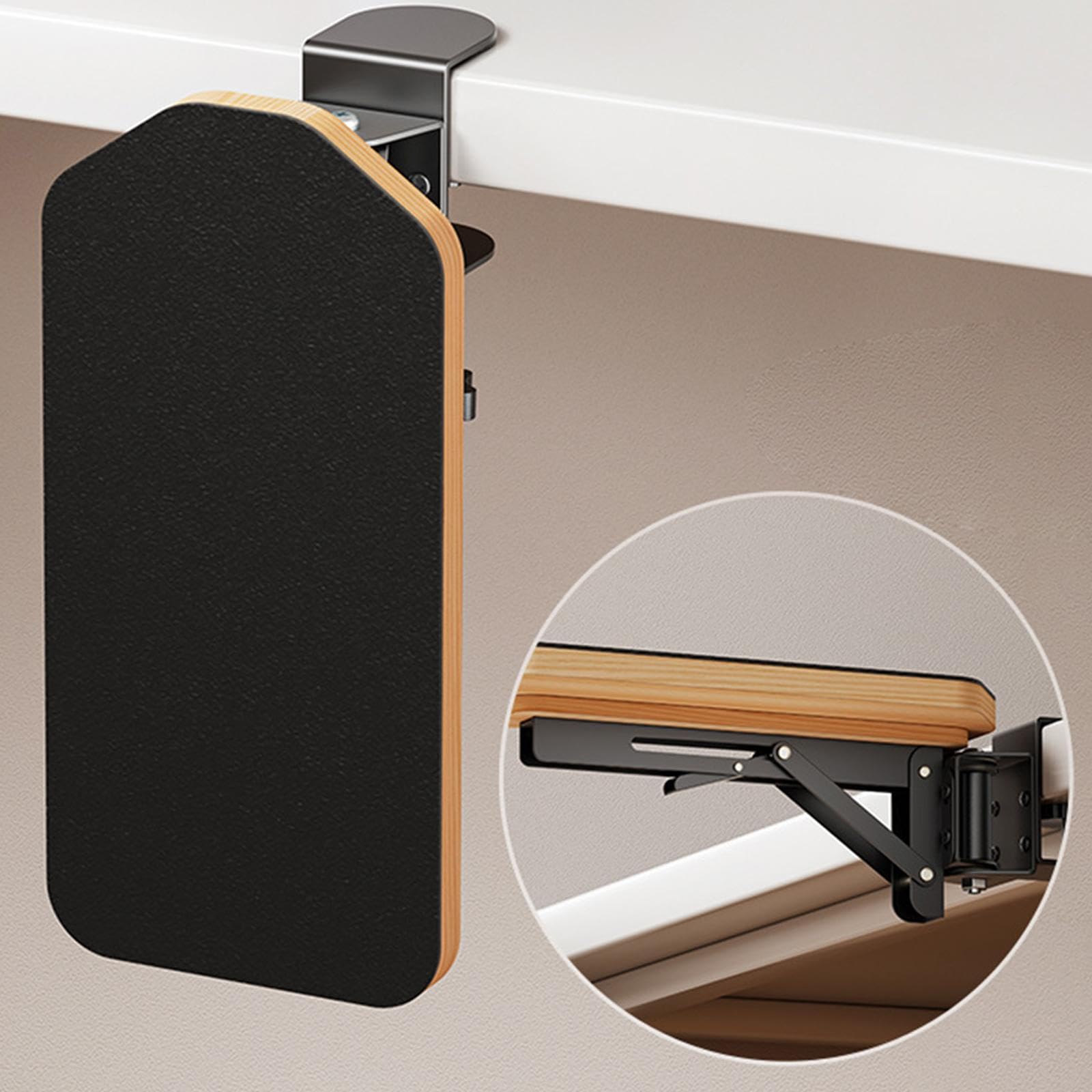 Milageto Reposabrazos para Ordenador de Escritorio, Soporte para Brazos de Oficina, Mesa
